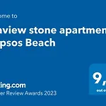 Seaview Stone Apartment In Ipsos Beach